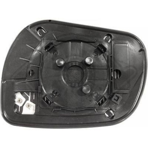 DIEDERICHS Vidro de espelho, espelho retrovisor exterior