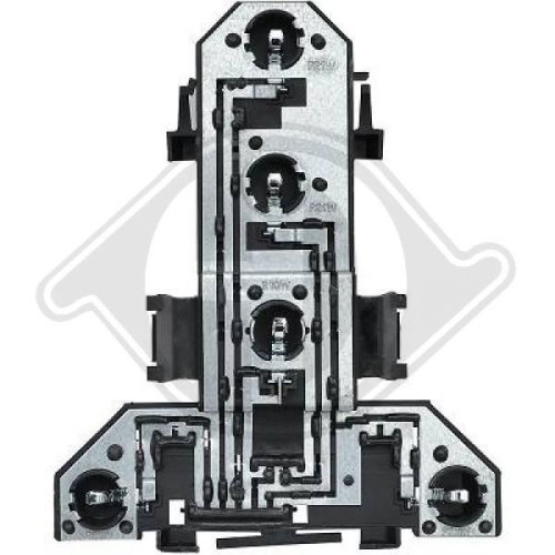 DIEDERICHS Bulb Holder, tail light assembly