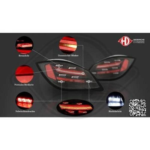 DIEDERICHS Tail Light Assembly Set HD Tuning