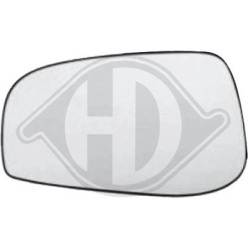 DIEDERICHS Mirror Glass, exterior mirror