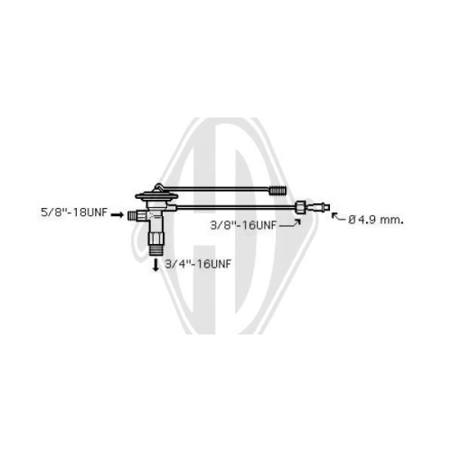 DIEDERICHS Expansion Valve, air conditioning DIEDERICHS Climate