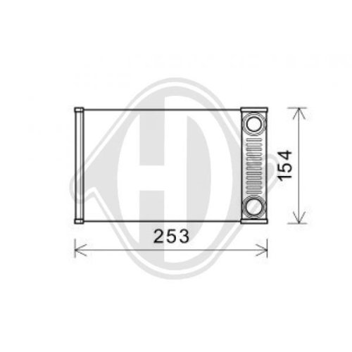 DIEDERICHS Heat Exchanger, interior heating DIEDERICHS Climate