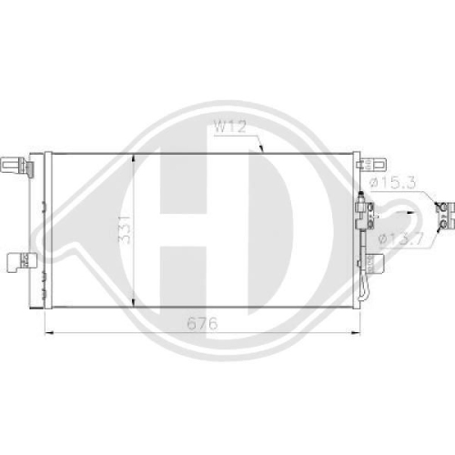 DIEDERICHS Condenser, air conditioning DIEDERICHS Climate