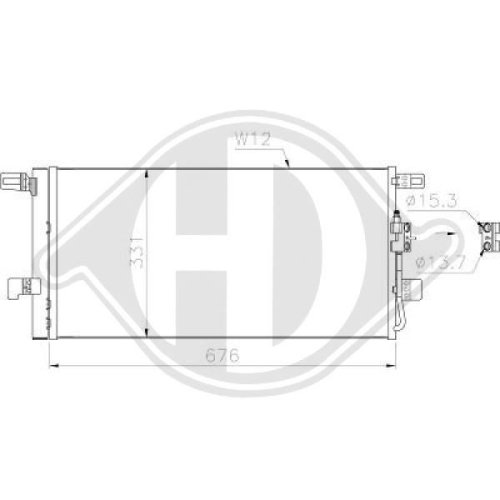 DIEDERICHS Condensor, airconditioning DIEDERICHS Climate