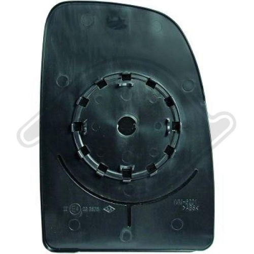 DIEDERICHS Cristal de espejo, retrovisor exterior