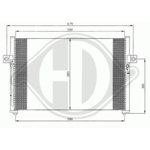 DIEDERICHS Condenser, air conditioning