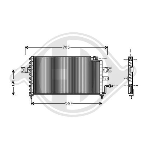 DIEDERICHS Condensor, airconditioning