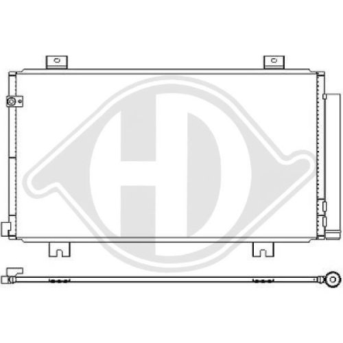 DIEDERICHS Condenser, air conditioning DIEDERICHS Climate