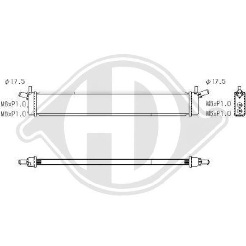 DIEDERICHS Radiateur, refroidissement du moteur DIEDERICHS Climate