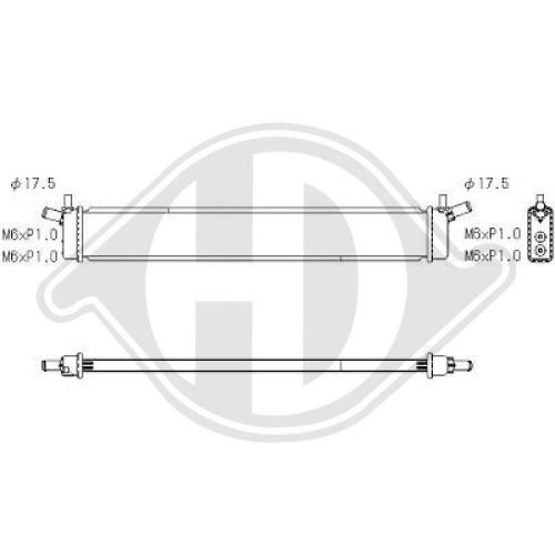 DIEDERICHS Radiador, refrigeración del motor DIEDERICHS Climate