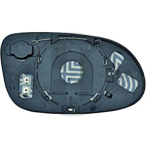 DIEDERICHS Vidro de espelho, espelho retrovisor exterior