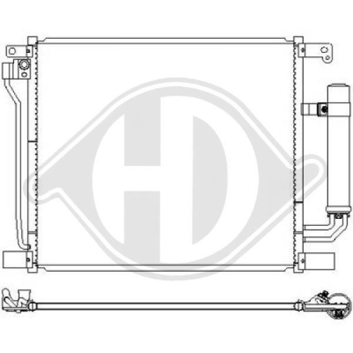 DIEDERICHS Condensor, airconditioning DIEDERICHS Climate