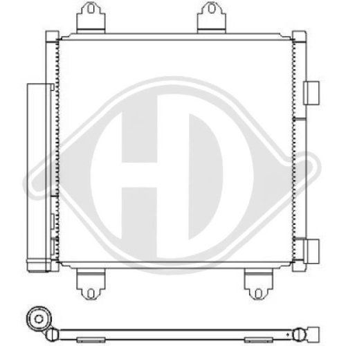 DIEDERICHS Condenser, air conditioning DIEDERICHS Climate