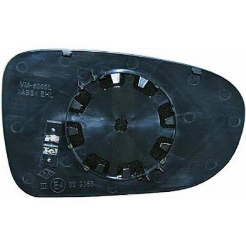 DIEDERICHS Cristal de espejo, retrovisor exterior