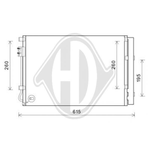 DIEDERICHS Condenser, air conditioning DIEDERICHS Climate