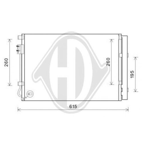 DIEDERICHS Condensor, airconditioning DIEDERICHS Climate