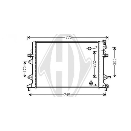 DIEDERICHS Radiator, engine cooling DIEDERICHS Climate