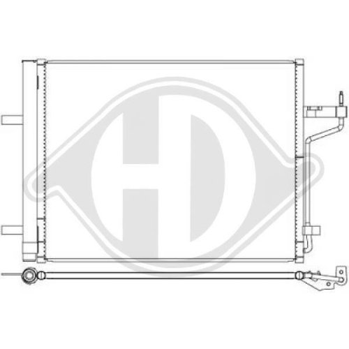 DIEDERICHS Condenseur, climatisation DIEDERICHS Climate