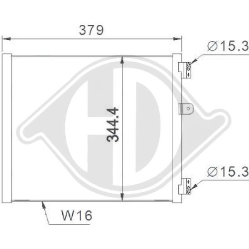 DIEDERICHS Condenser, air conditioning DIEDERICHS Climate