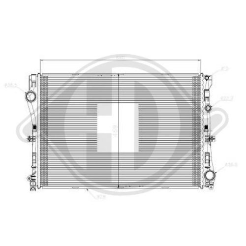 DIEDERICHS Radiator, engine cooling DIEDERICHS Climate