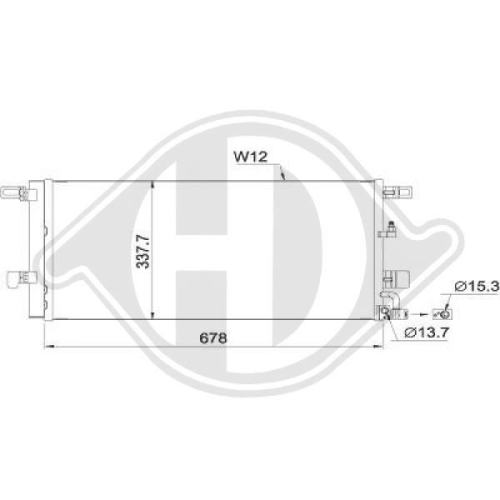 DIEDERICHS Condensor, airconditioning DIEDERICHS Climate