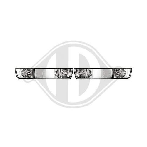DIEDERICHS Juego de faro antiniebla HD Tuning