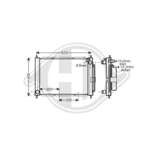 DIEDERICHS Radiador, refrigeración del motor DIEDERICHS Climate
