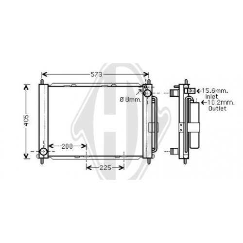 DIEDERICHS Chłodnica, układ chłodzenia silnika DIEDERICHS Climate