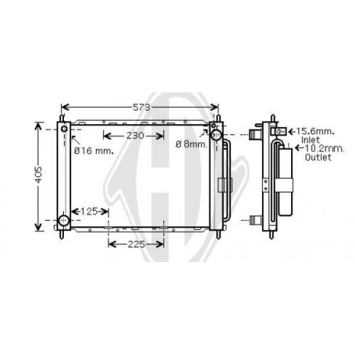 DIEDERICHS Chłodnica, układ chłodzenia silnika DIEDERICHS Climate