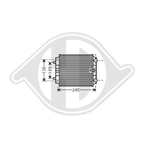 DIEDERICHS Radiateur, refroidissement du moteur DIEDERICHS Climate