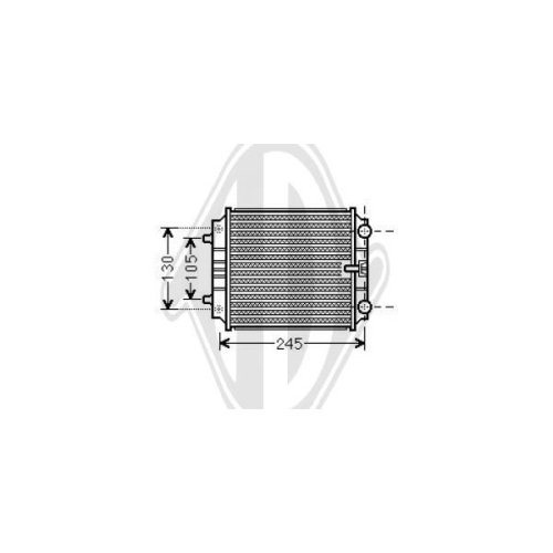 DIEDERICHS Radiator, engine cooling DIEDERICHS Climate