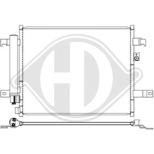 DIEDERICHS Condenser, air conditioning DIEDERICHS Climate