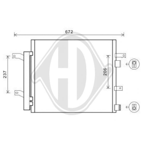 DIEDERICHS Condensor, airconditioning DIEDERICHS Climate