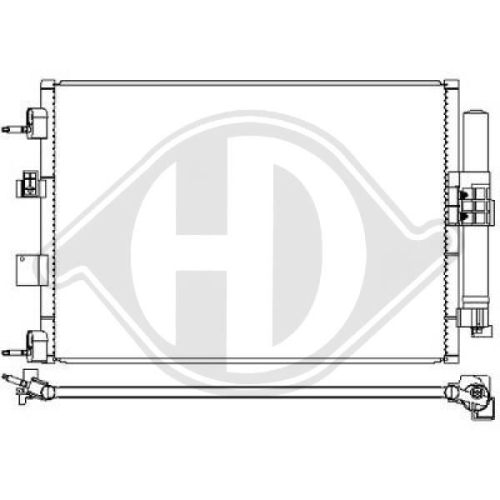 DIEDERICHS Condensor, airconditioning DIEDERICHS Climate