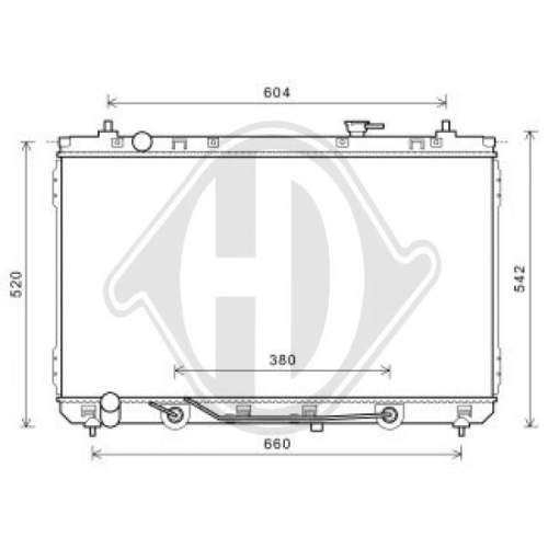 DIEDERICHS Radiator, engine cooling DIEDERICHS Climate