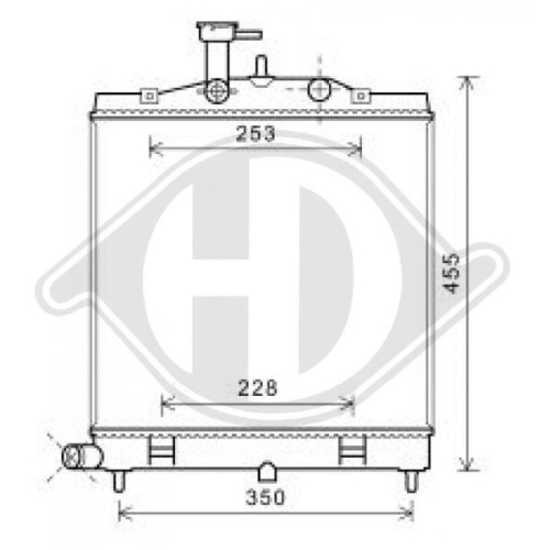 DIEDERICHS Radiator, engine cooling DIEDERICHS Climate