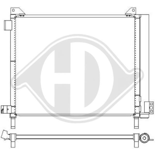 DIEDERICHS Condenser, air conditioning DIEDERICHS Climate