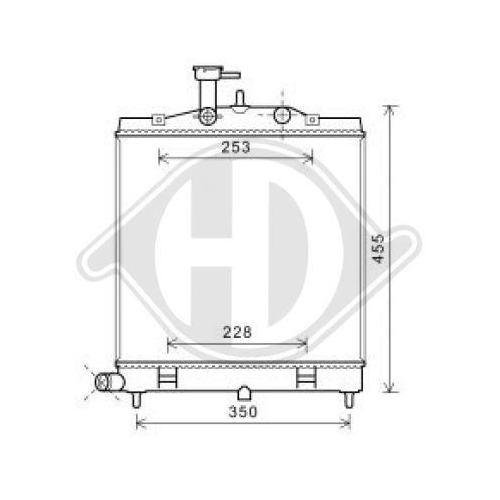 DIEDERICHS Radiador, refrigeración del motor DIEDERICHS Climate