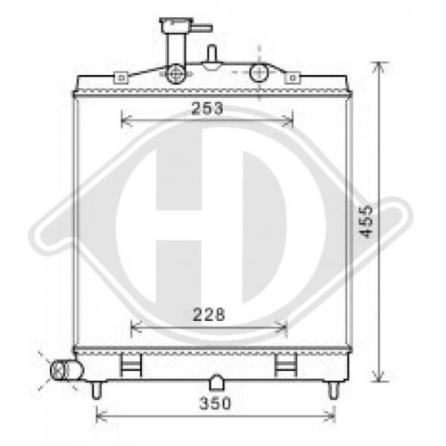 DIEDERICHS Radiator, engine cooling DIEDERICHS Climate