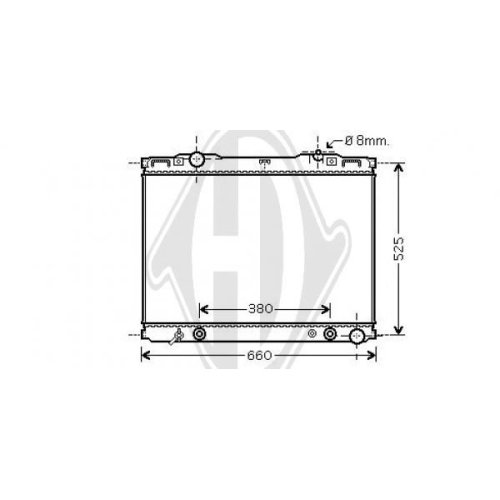 DIEDERICHS Radiator, engine cooling DIEDERICHS Climate