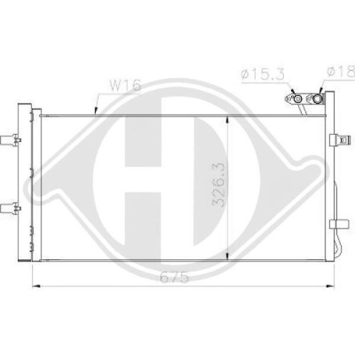 DIEDERICHS Condensor, airconditioning DIEDERICHS Climate