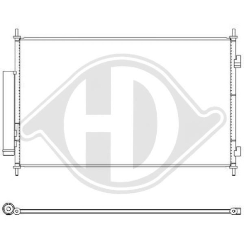 DIEDERICHS Condenser, air conditioning DIEDERICHS Climate