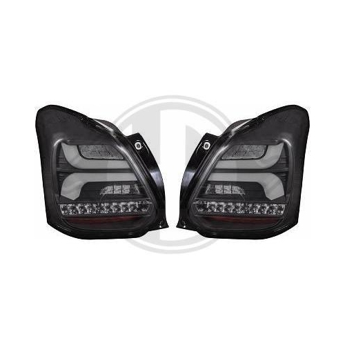 DIEDERICHS Jogo de farolins traseiros HD Tuning