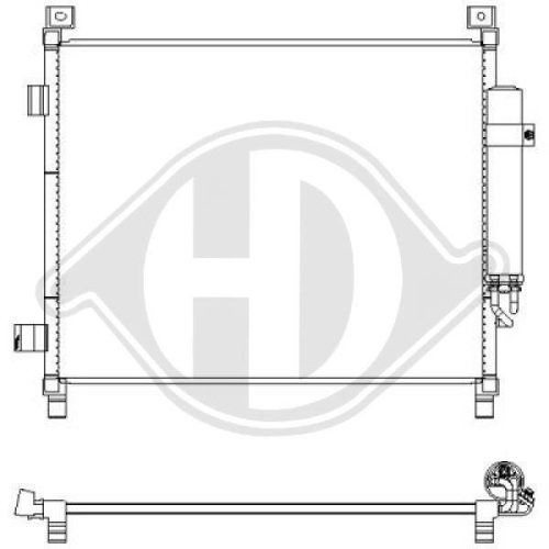 DIEDERICHS Condenser, air conditioning DIEDERICHS Climate