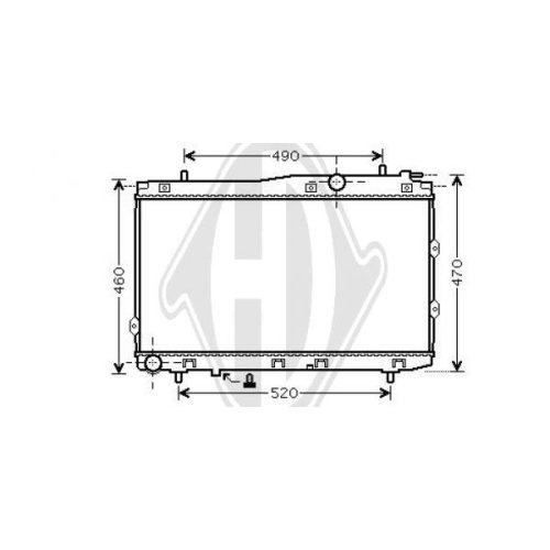 DIEDERICHS Radiator, engine cooling DIEDERICHS Climate