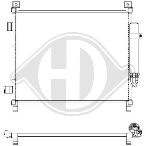 DIEDERICHS Condenser, air conditioning DIEDERICHS Climate