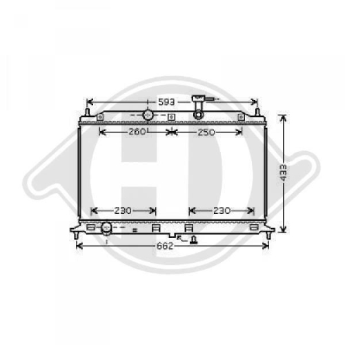 DIEDERICHS Radiator, engine cooling DIEDERICHS Climate