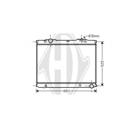 DIEDERICHS Radiator, engine cooling DIEDERICHS Climate