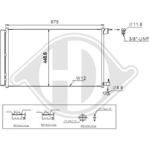 DIEDERICHS Condenser, air conditioning DIEDERICHS Climate