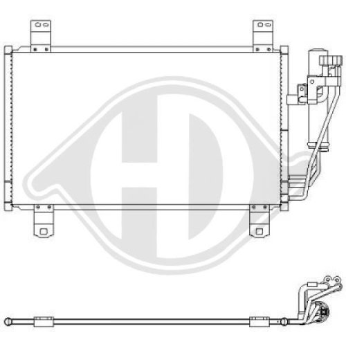 DIEDERICHS Condenser, air conditioning DIEDERICHS Climate